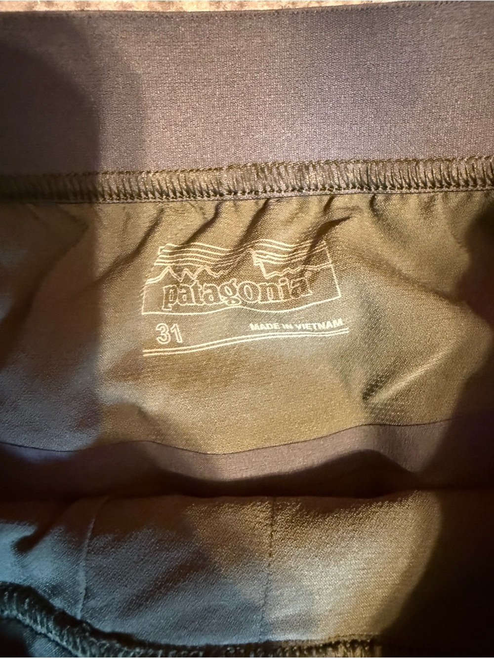 Patagonia Men’s Technical Hiking / Travel Pants – Size 31 – Olive Green - Picture 3 of 4
